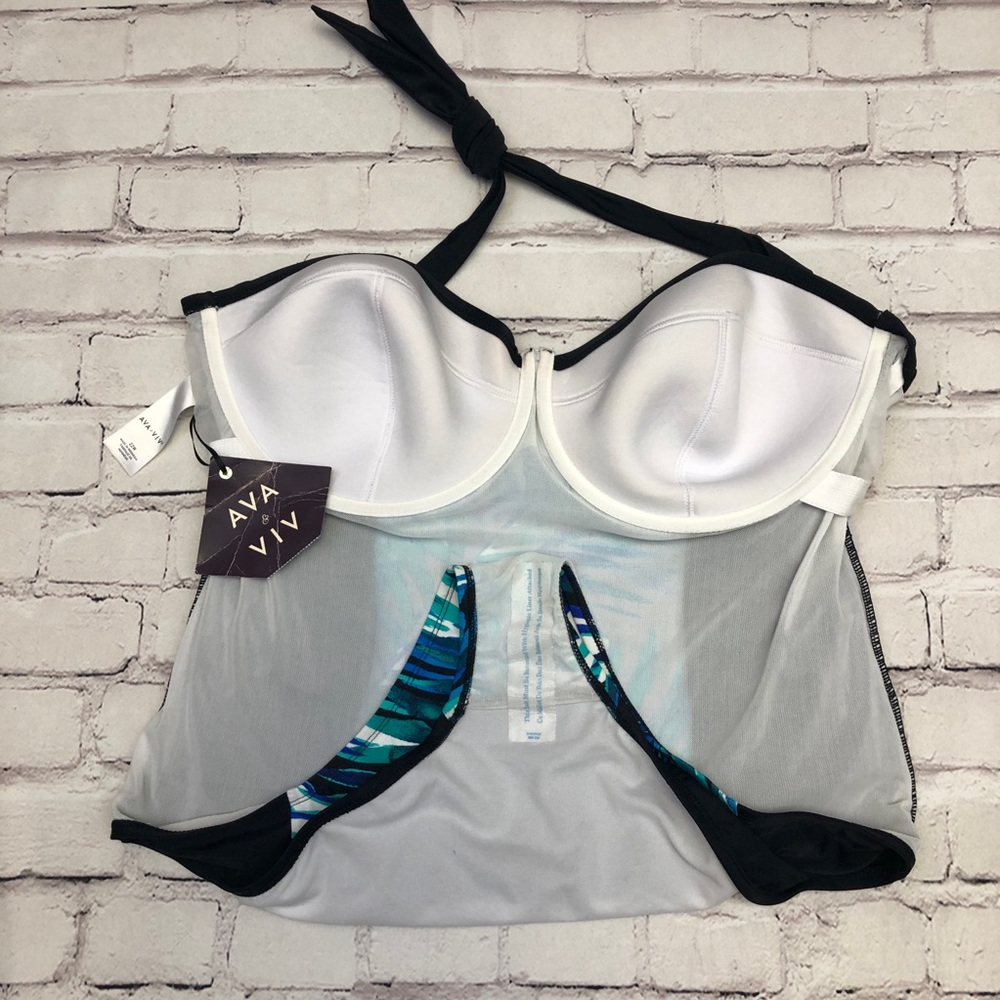 Plus Size One Piece Swimsuit 22W - Picture 5 of 8